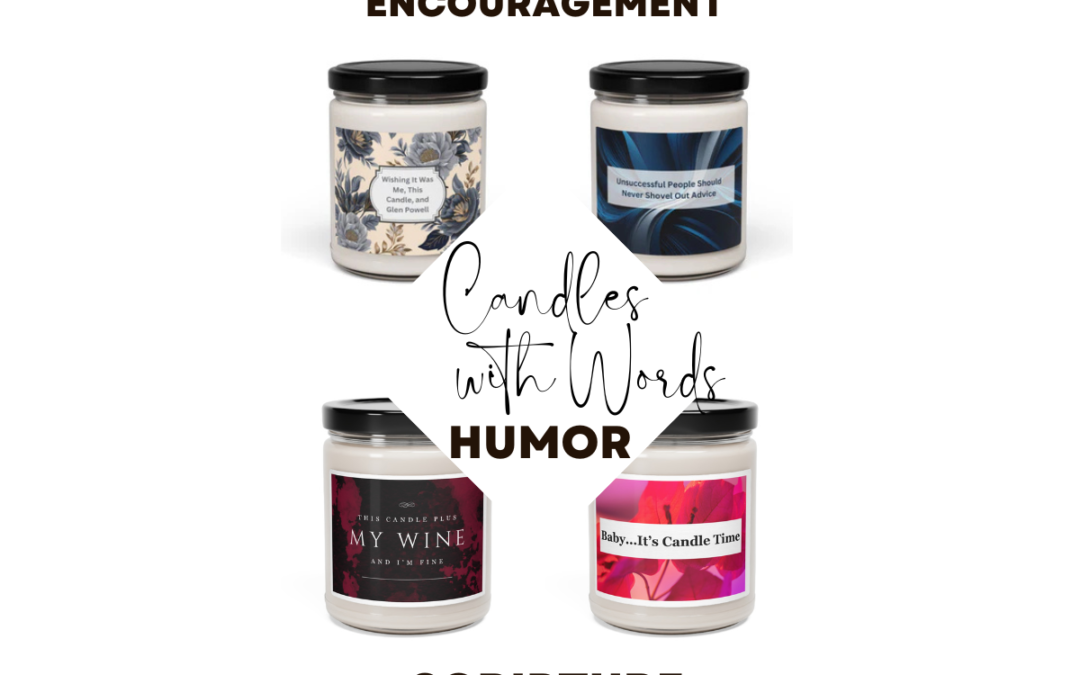 Humor, Encouragement, and Scripture Candles